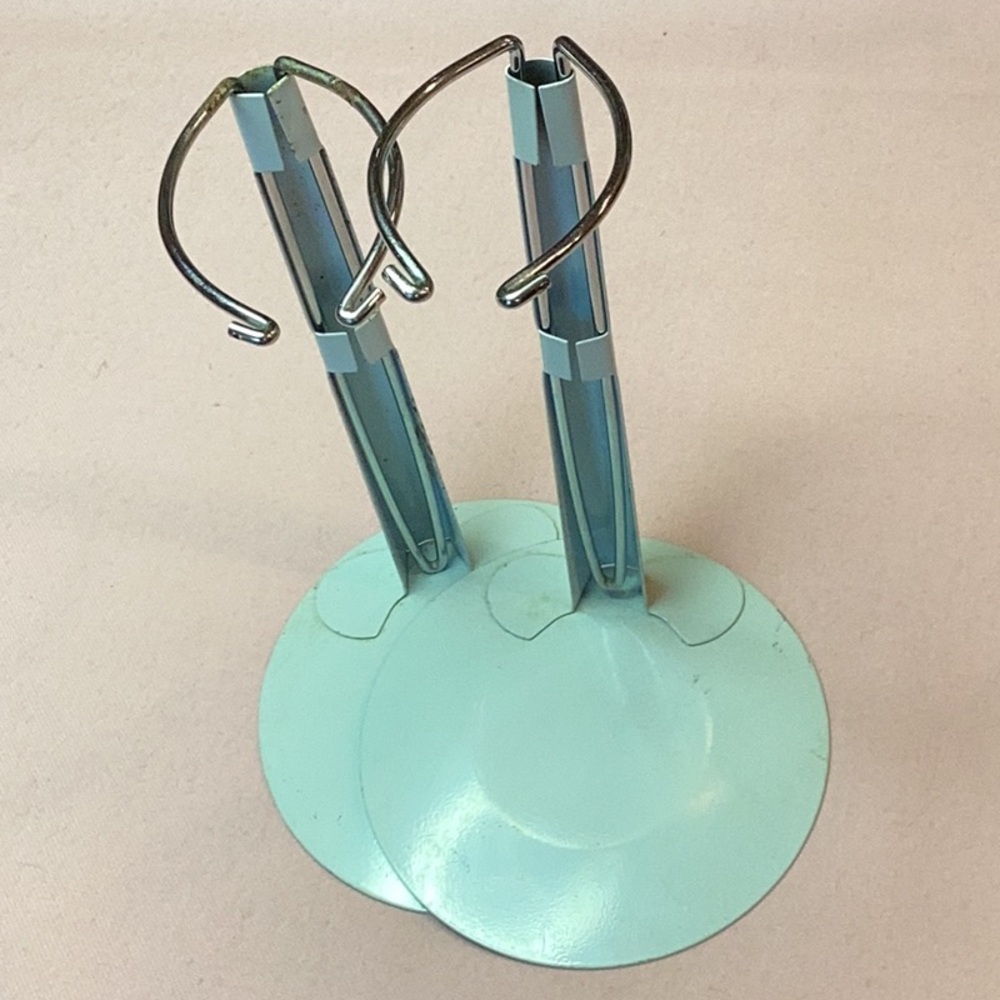 FINAL SALE PRICE 2 Piece Doll Stand Set